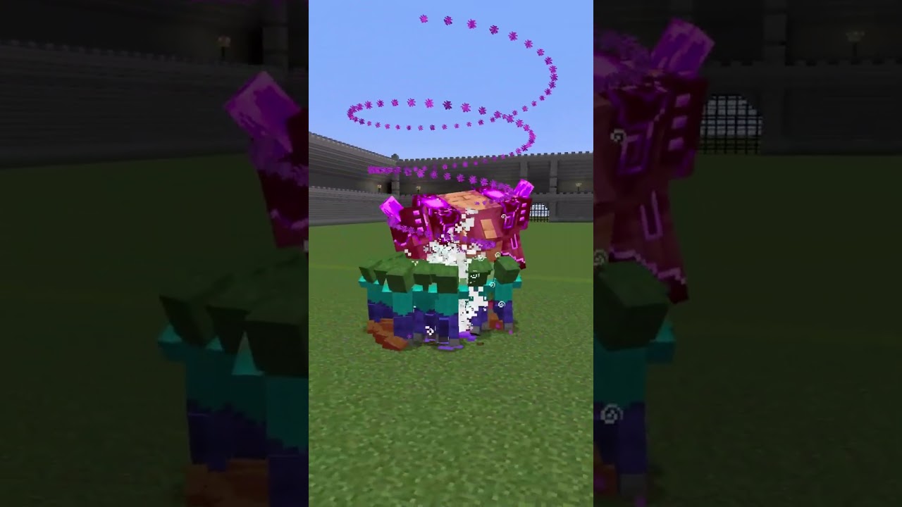 Epic Minecraft Mob Battle: Ender Guardian vs Zombie Army! 🔥