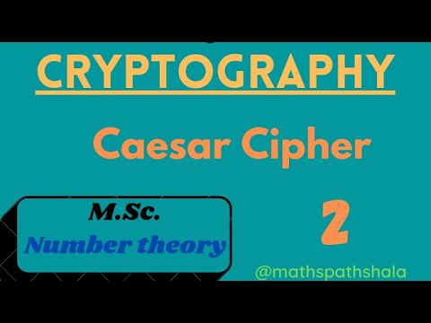 Caesar Cipher || Cryptography || Number Theory ||
