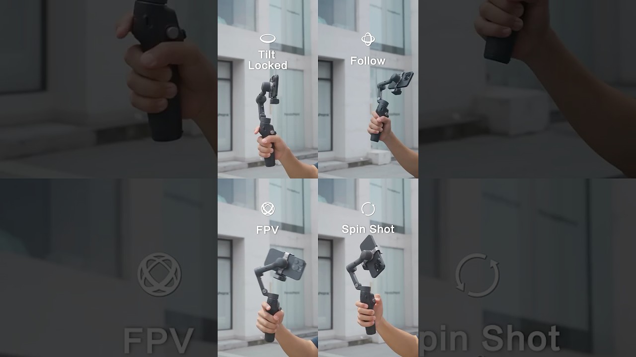 Master the DJI Osmo Mobile 7P Gimbal: 4 Modes for Stunning Cinematic Shots 🎥