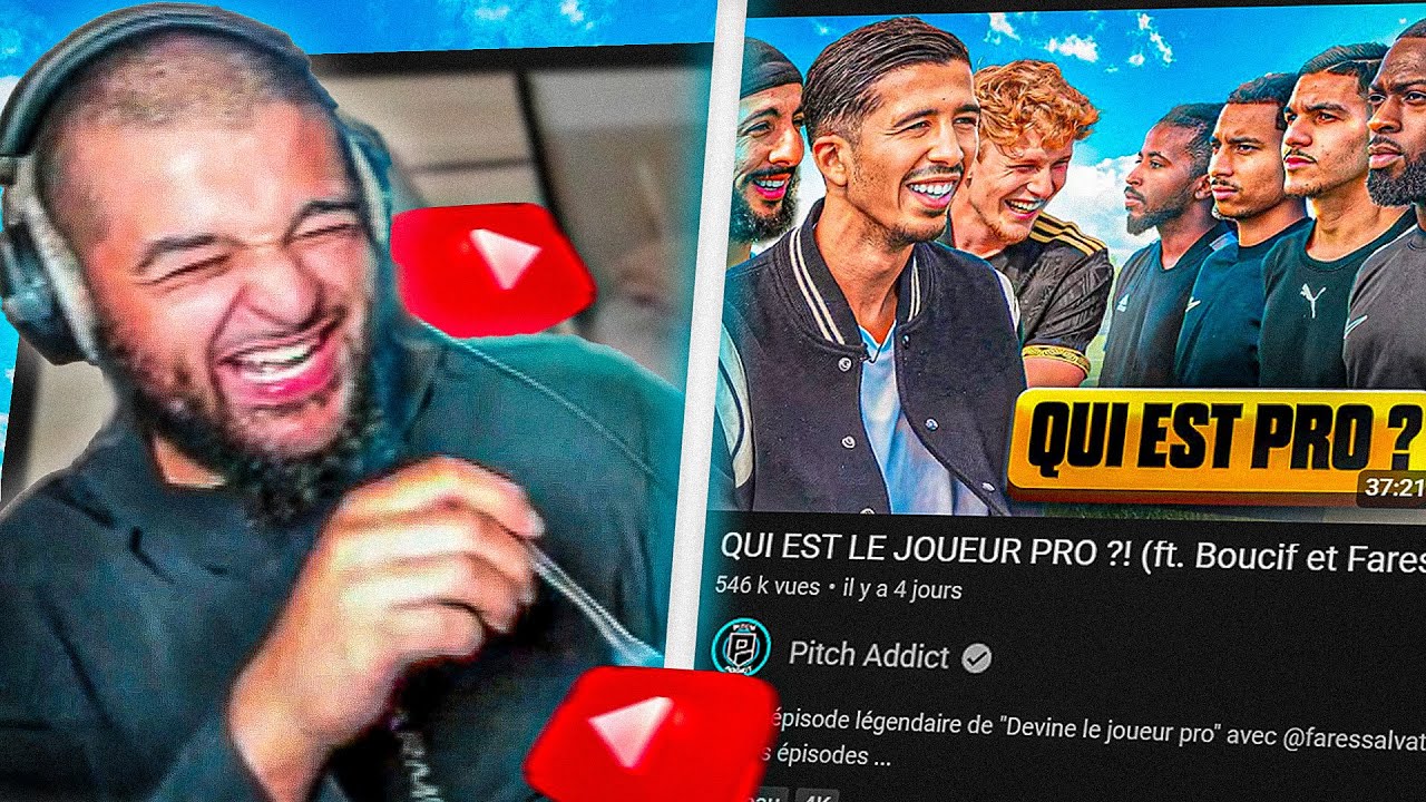 Balti Réagit à 'Qui est le Joueur Pro ?!' avec Boucif & Fares Salvatore 🎮