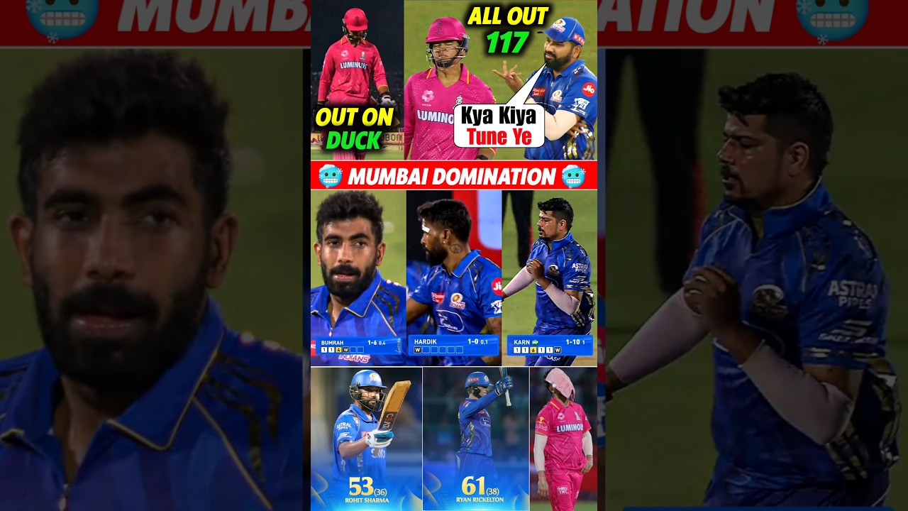 MI vs RR 🥶 Top 5 Moments | IPL 2025 Highlights