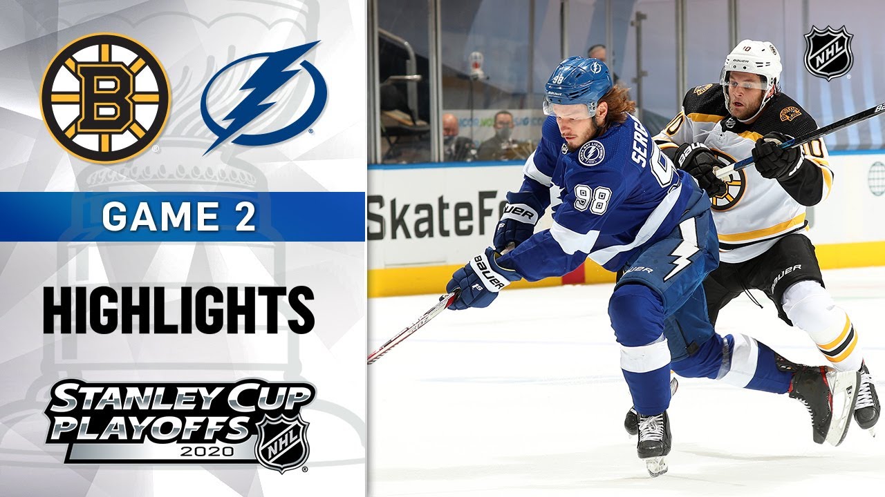 NHL Highlights | Second Round, Gm2: Bruins @ Lightning - Aug. 25, 2020