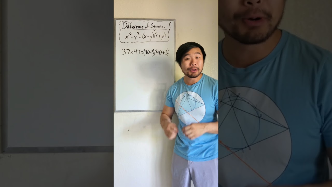 Using Difference of Squares to Simplify Mental Math