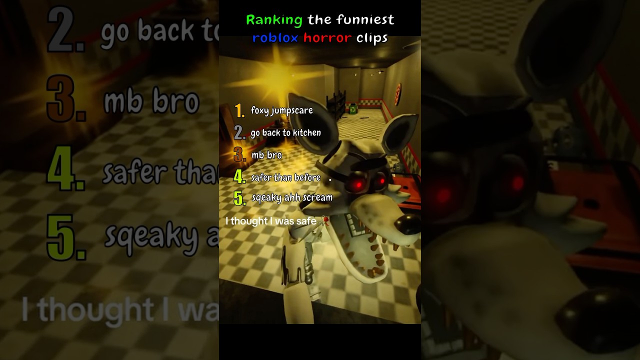 Top Roblox Horror Clips for a Good Laugh 😂