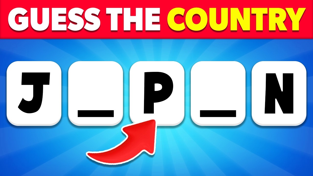 Can You Guess the Country Without Vowels? 🌍