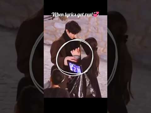 When lyrics got real,💖💞 Chen Zheyuan and Zhao Lusi 💓🥺#hiddenlove#offscreenlove