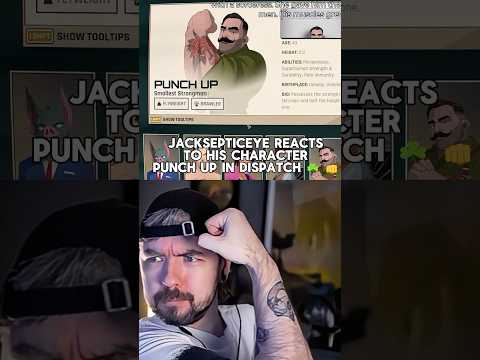JACKSEPTICEYE REACTS TO SEEING HIS CHARACTER PUNCH UP ☘️ 👊 (Dispatch)