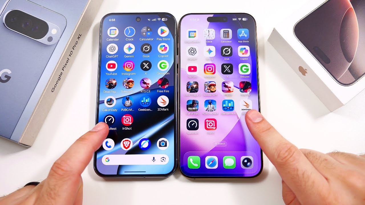 Pixel 10 Pro XL vs iPhone 16 Pro Max Speed Test ⚡