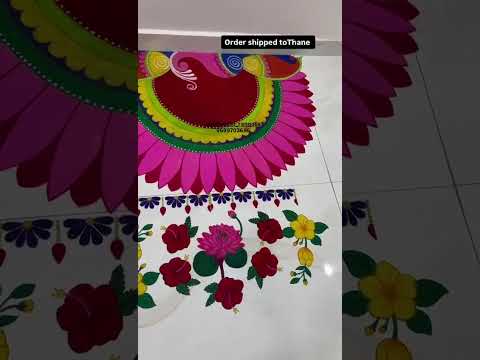 Ready to use Rangoli patches order for Thane