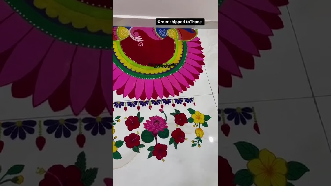 Order Ready-to-Use Rangoli Patches for Thane