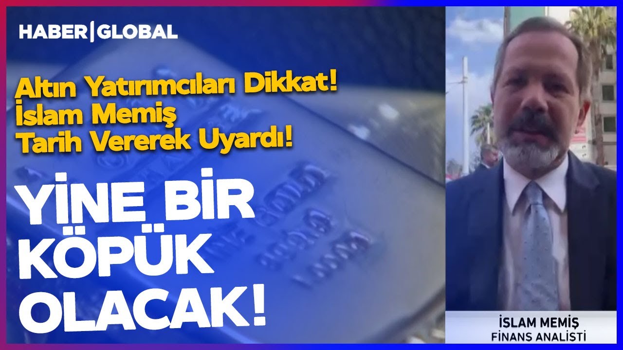 Altın Yatırımcılarına Kritik Uyarı! İslam Memiş'ten Tarih Vererek Korkutan Tahmin 🛑