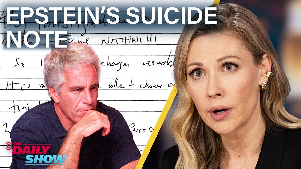 Epstein’s Alleged Suicide Note Is “No Fun” & Trump Sics Military on Autocorrect | The Daily Show