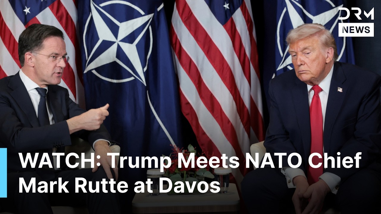 Trump Meets NATO Chief Rutte at Davos 🌍