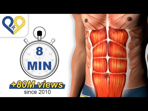 8 Min Abs Workout how to have six pack exercise