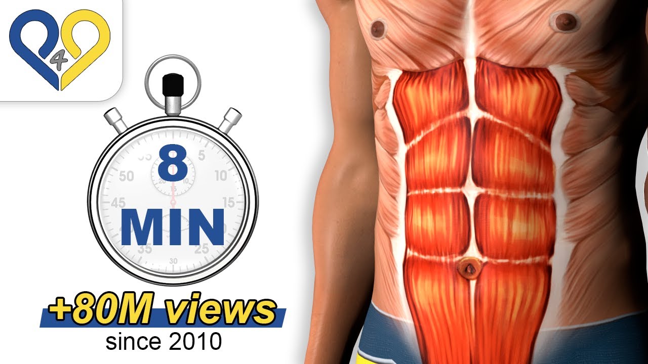 8-Minute Abs Workout for a Six-Pack