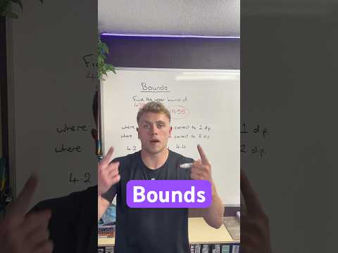 Bounds #bounds #maths #gcse