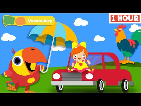 Learn Words for Kids | First Words w Larry | Toddler Vocabulary Lesson | First University