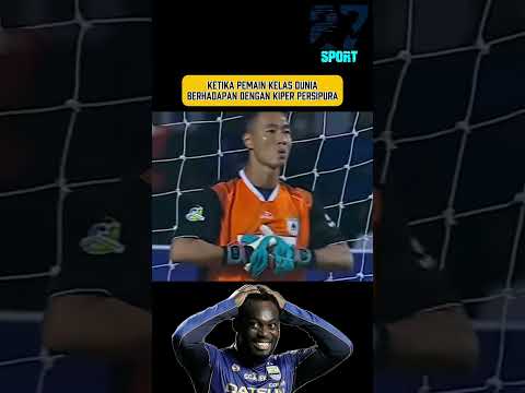 Ketika pemain kelas dunia (Essien) berhadapan dengan kiper Persipura #essien #persib #persipura