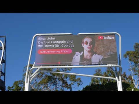 Elton John Captain Fantastic and the Brown Dirt Cowboy 50th Anniversary Edition YouTube Billboard LA