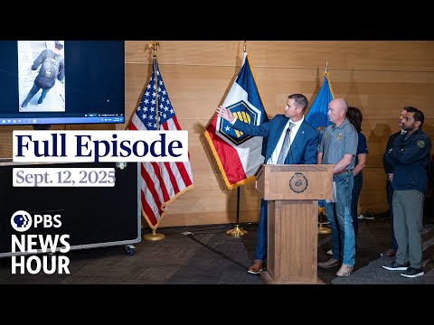 PBS News Hour full episode, Sept. 12, 2025