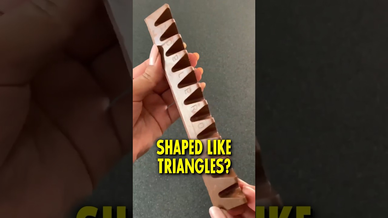 Why Toblerones are shaped like Triangles 🍫
