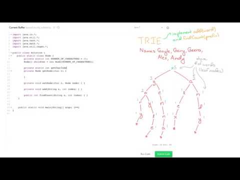 Data Structures: Solve 'Contacts' Using Tries
