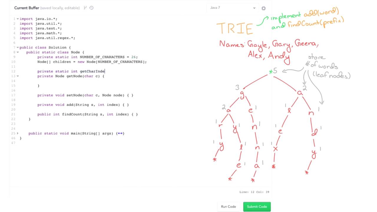 Master Contact List Creation with Tries | HackerRank Coding Tutorial 📞