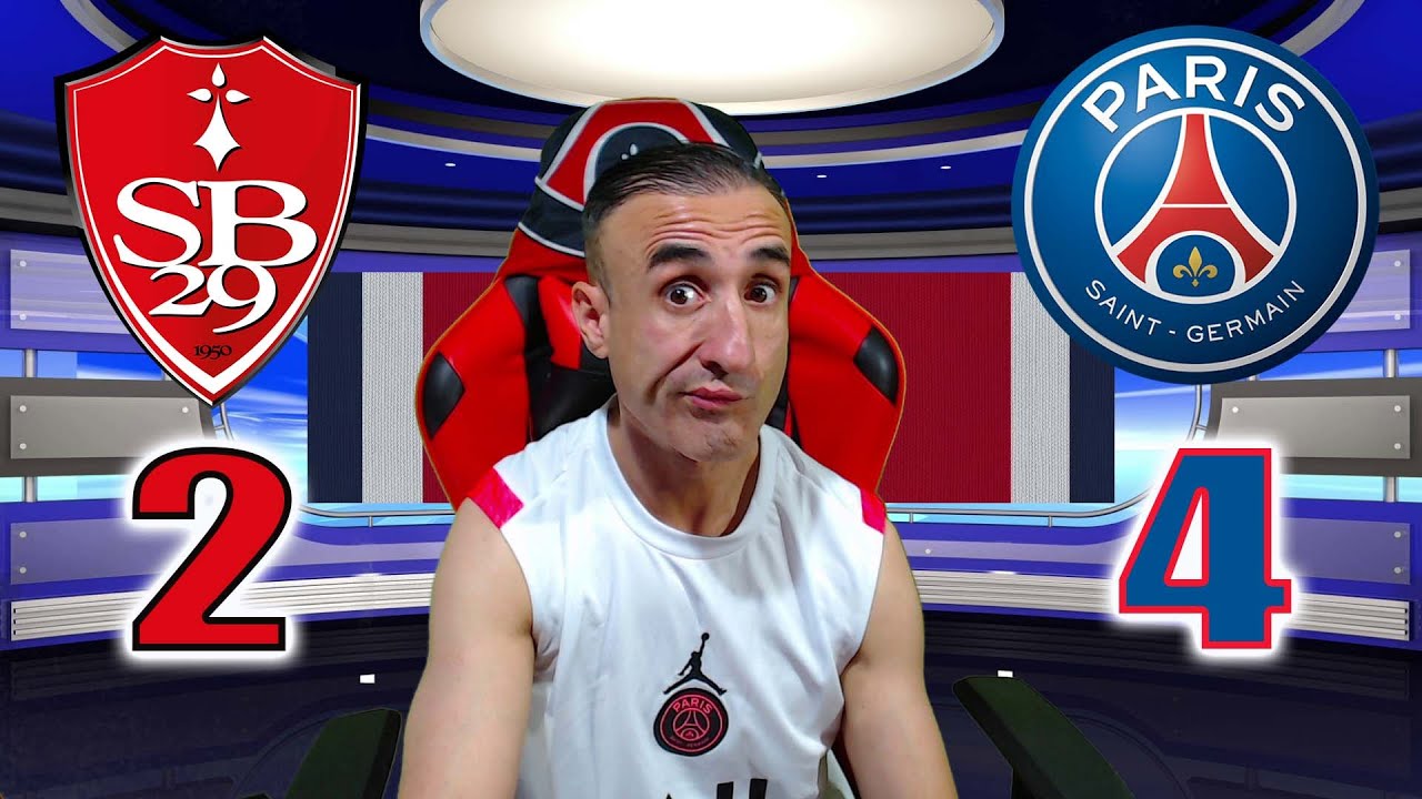 BREST 2-4 PARIS SG / LIGUE 1 /DebreFoot