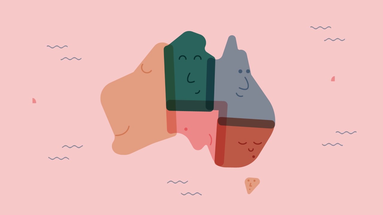 You in Australia by Saimun