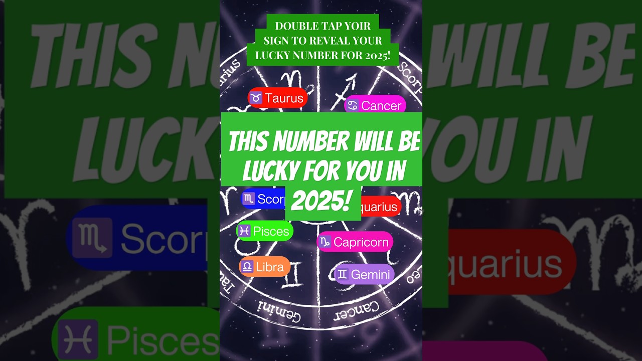 Zodiac Lucky Numbers for 2025: Discover Your Fortune