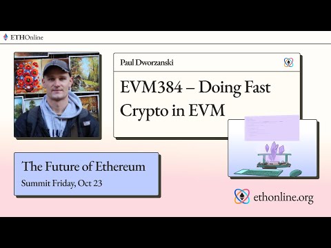 'EVM384 - Doing Fast Crypto in EVM' - Paul Dworzanski