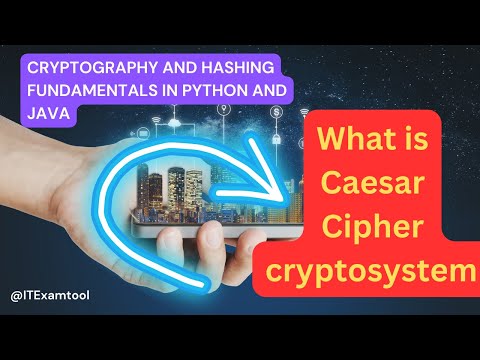 What is Caesar Cipher cryptosystem | Cryptography and Hashing Fundamentals in Python and Java