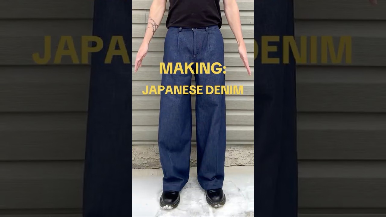Master the Art of Japanese Denim Design 👖 | Step-by-Step Sewing Tutorial