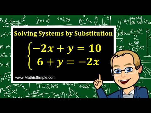 Solving Systems by Substitution Method (Part 1) | Expressions & Equations | Grade 8