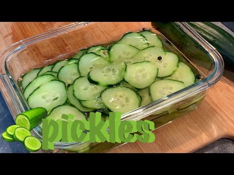 Quick Pickled Cucumber Slices in 2 Hours 🥒