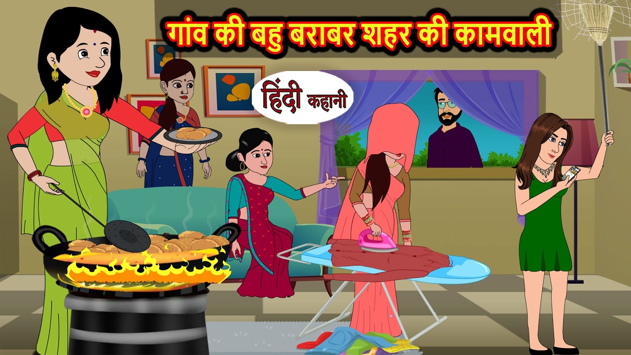 गांव की बहु बराबर शहर की कामवाली Bedtime Stories | Moral Story | Kahani | Stories in Hindi | Kahani