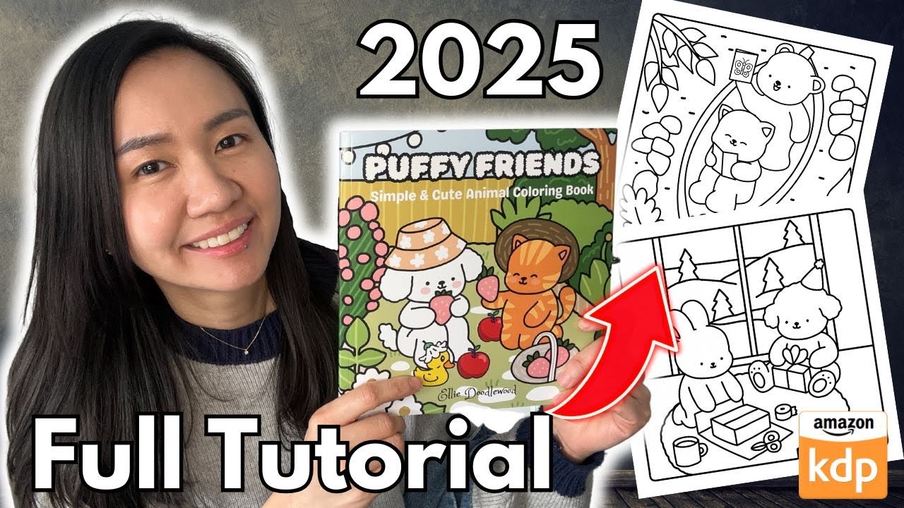 Create & Publish a Coloring Book on Amazon KDP π