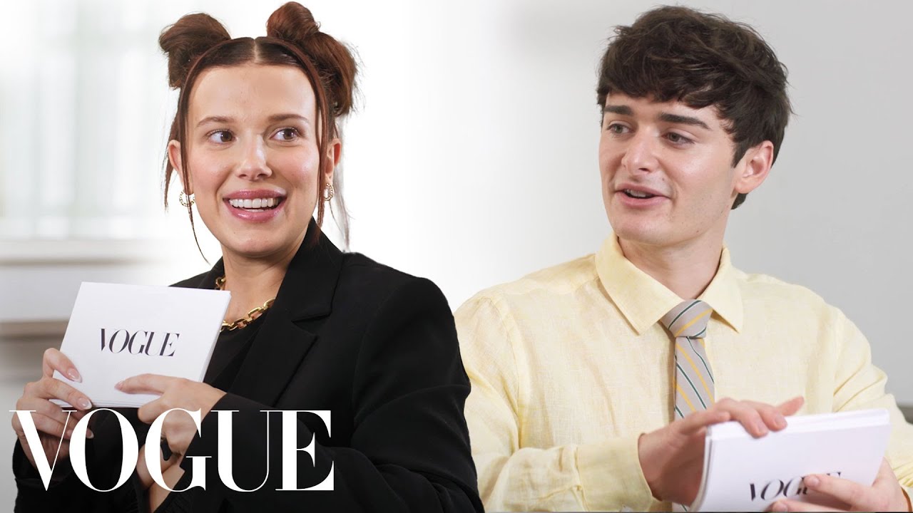 Stranger Things Stars Millie & Noah Play Rapid-Fire Q&A 🎬