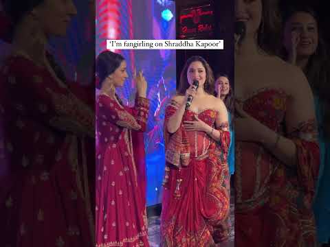 Tamannah Bhatia during the launch of #Stree2 first song titled Aaj Ki Raat