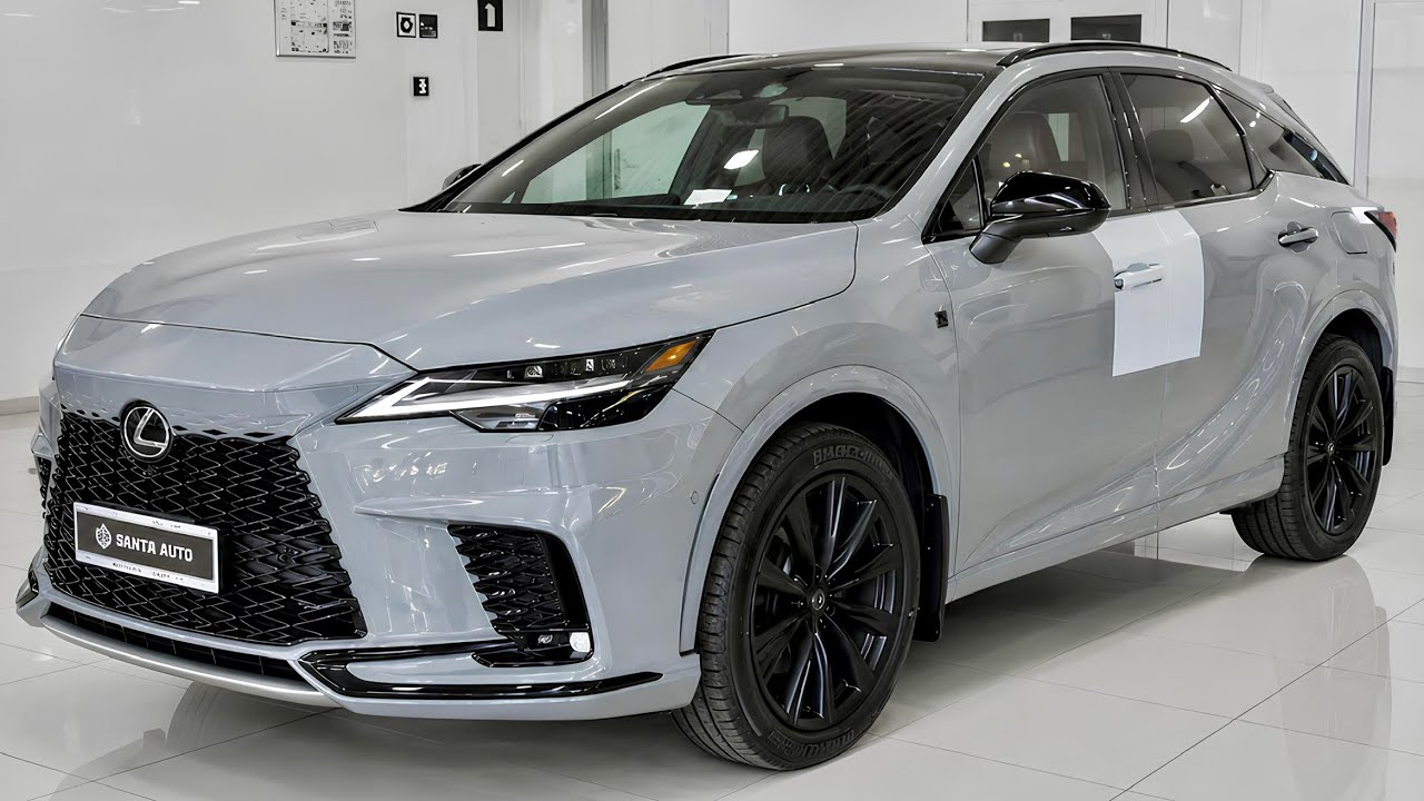 New 2026 Lexus RX500h F-sport Performance Hybrid | Cloudburst Gray Color