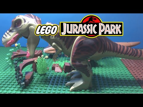 Jurassic Park l The Prehistoric Forrest (LEGO Stop Motion Animation)