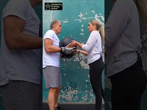 Dolph Lundgren Insane Workout with his wife πβ₯οΈ #dolphlundgren