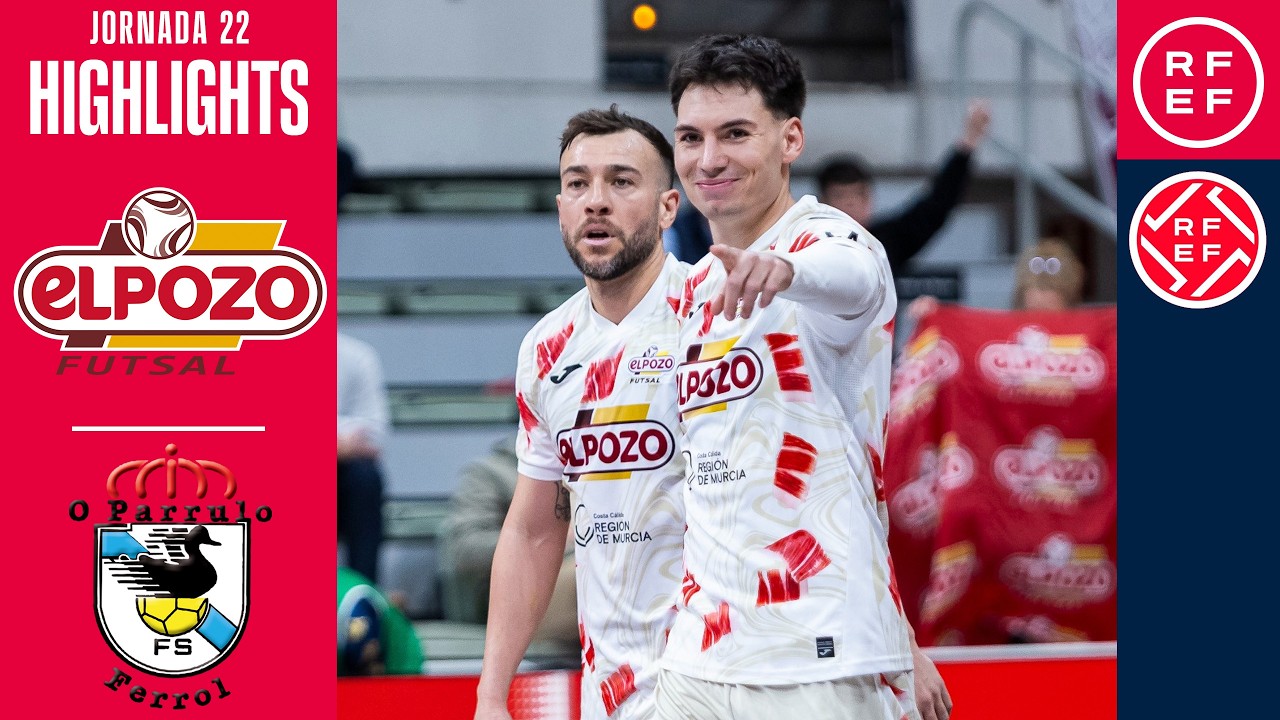 ElPozo Murcia vence 3-2 a O Parrulo en Jornada 22 🏆