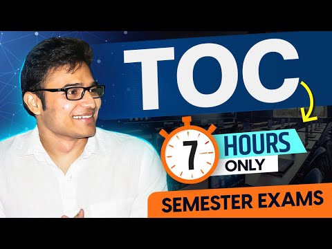Theory of Computation in One Shot | Semester Exams Preparation | GATE Preparation | RBR