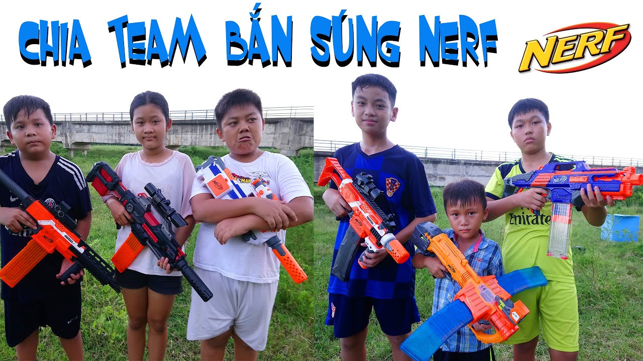 Nerf Gun Team Battle | Super Fun Nerf Fight 🔫