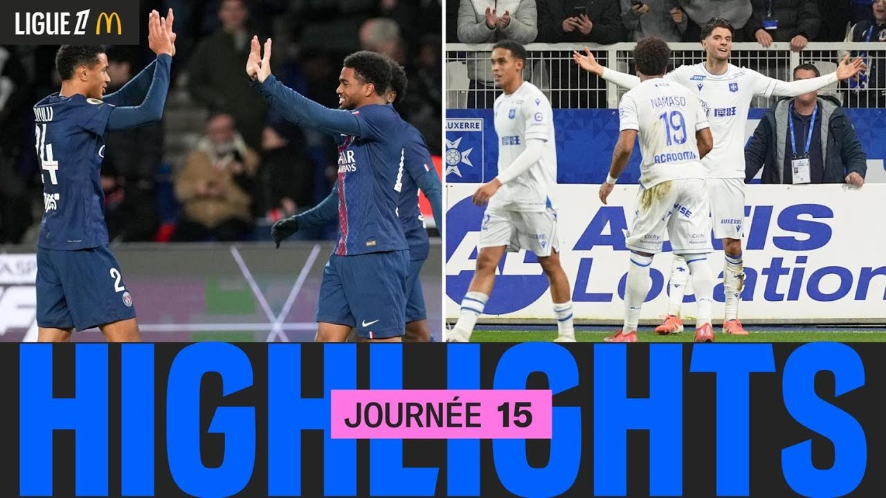 Résumé de la 15ème journée de Ligue 1 🍟