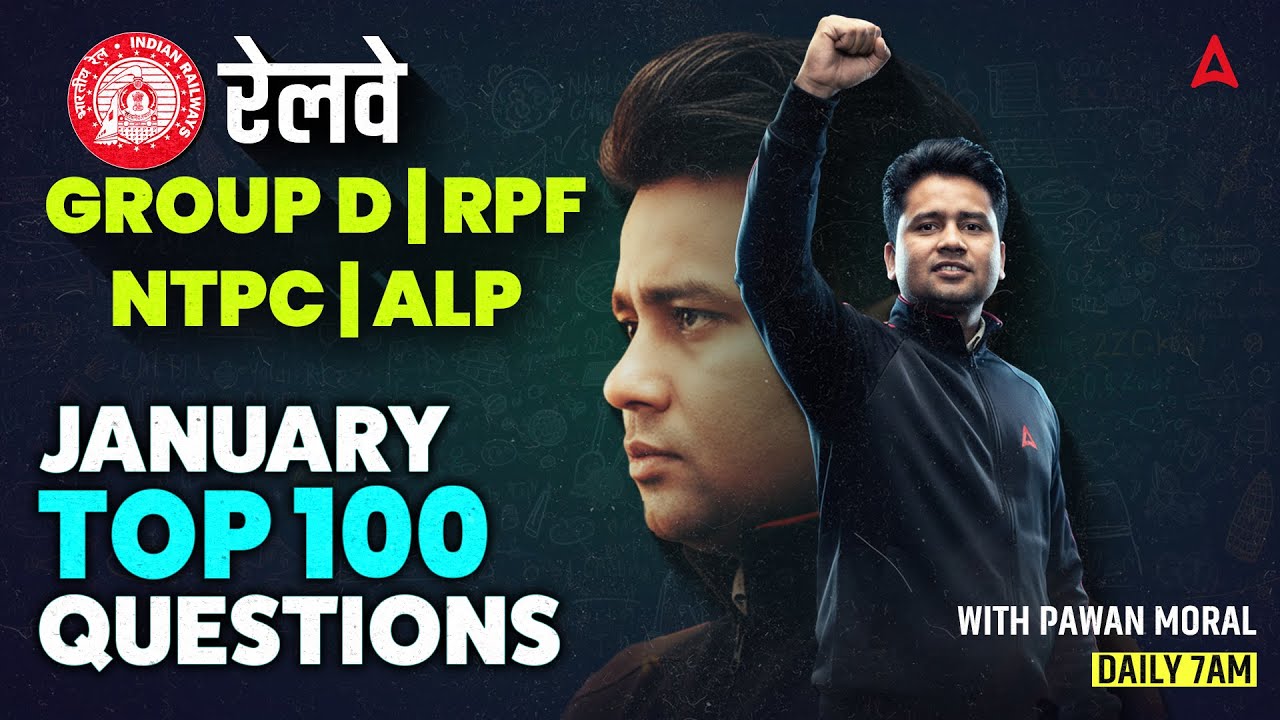Jan 2025 Top 100 Current Affairs MCQs | RRB NTPC & Group D