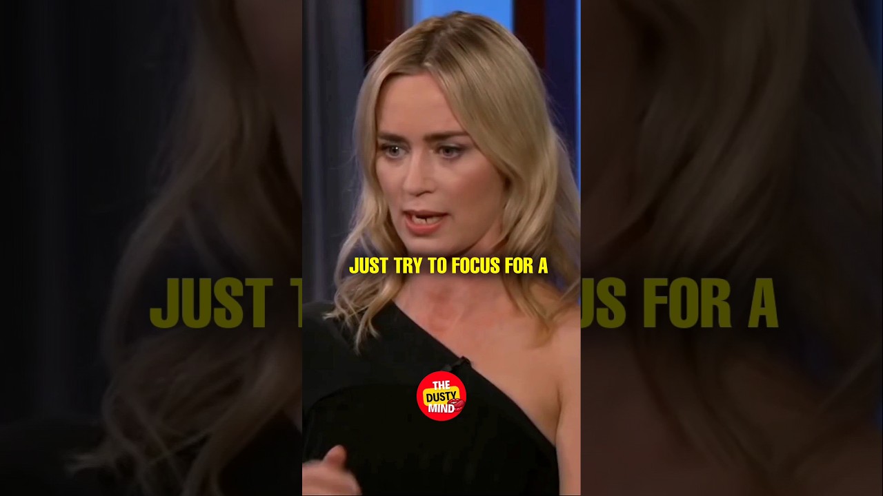 Emily Blunt's Playful Moment with Young Co-star 😂
