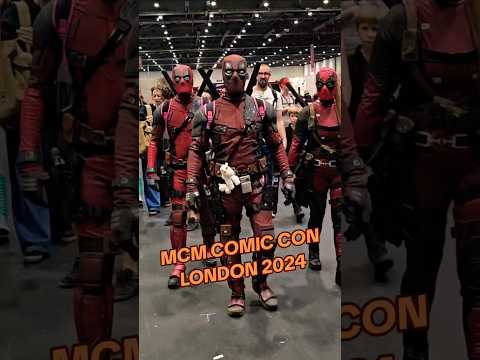 MCM COMIC CON LONDON 2024, Day Two!! #mcmcomiccon #comiccon #cosplay #Marvel #deadpool #starwars