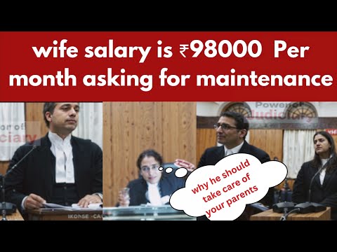 wife salary 98000 per month asking for maintenance |Husband wife case| karnataka high court|